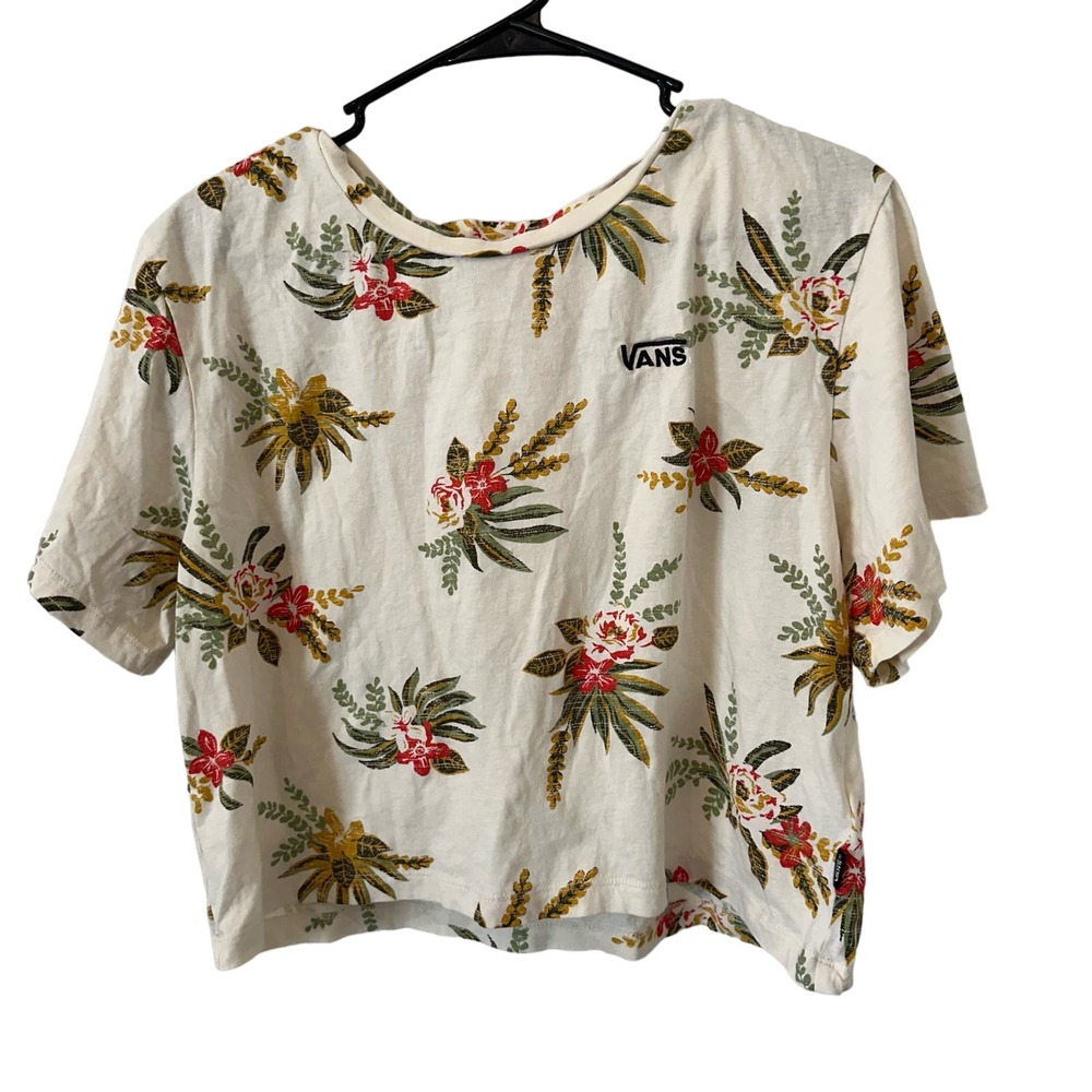 Vans Califlower Cropped T-Shirt Size Medium